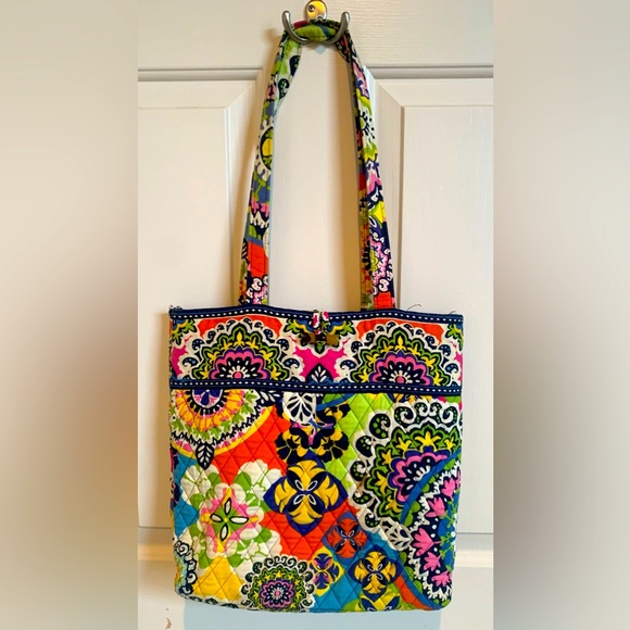 Vera Bradley Handbags - Discontinued  Vera Bradley medium tote bag. Rio pattern, beautiful fabric.